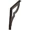 Ekena Millwork Bradford Wrought Iron Bracket, (Single center brace), Antiqued Bronze 1 1/2"W x 10"D x 12"H BKTM01X10X12SBRABZ - alternate 1